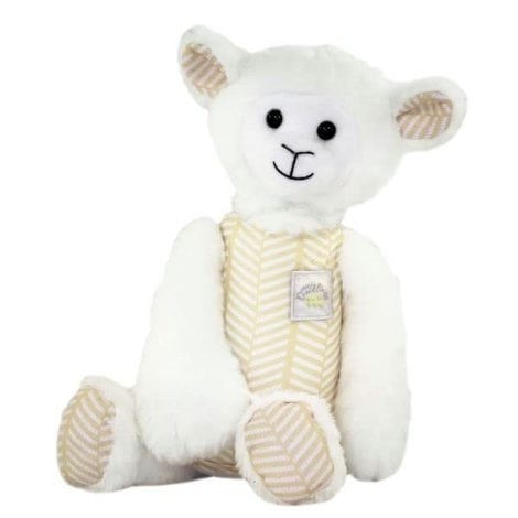 Lucy The Lamb, a Pediatrician Designed Soothing Plush Comfort with Parent’s Scent, perfect for a fussing baby.