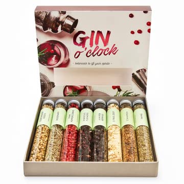 Indulge in eat.art Gin-o-clock! Elevate your gin and cocktails with 8 delicious botanical infusions. Perfect gift for all!