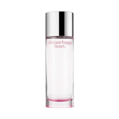 Clinique’s Happy Heart Perfume Spray, a delightful scent designed exclusively for women, in a 3.4oz bottle.