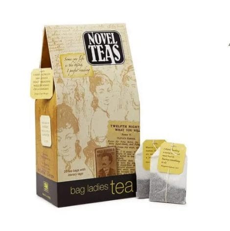 Book Lover’s Tea is a premium English Breakfast tea, featuring 25 individually tagged teabags with worldwide literary quotes.