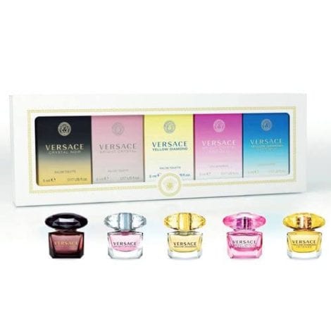 Versace Miniatures Collection: The perfect set of 5 mini gifts by Versace, specially for American women.