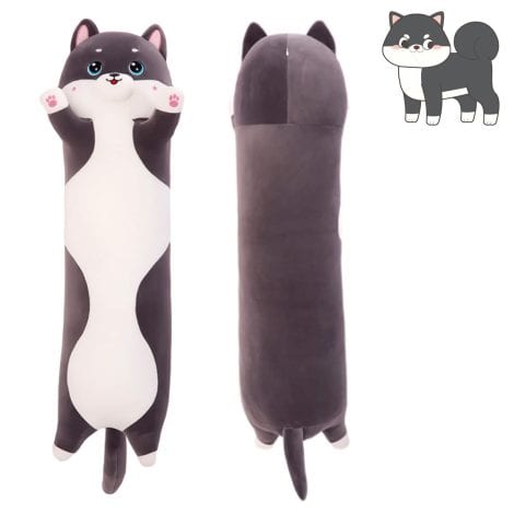 ZRLABL Extra-Long Husky Plush Pillow – A perfect gift for girlfriends and kids during birthdays and holidays.