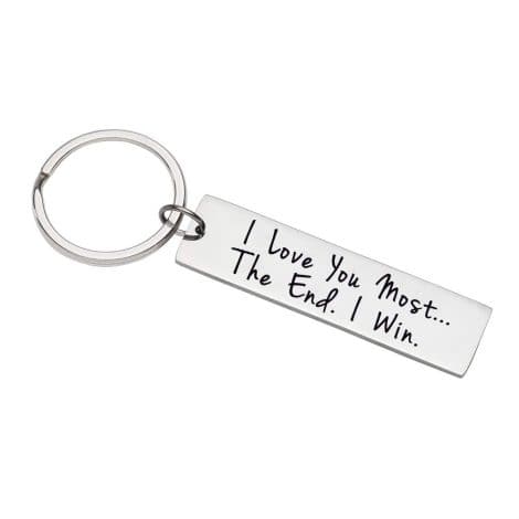 Husband and Wife Keychain Set: Perfect Anniversary, Birthday, or Wedding gift for your loved one!