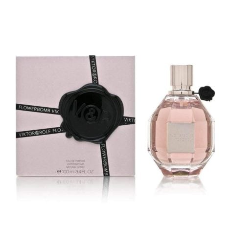 Viktor & Rolf’s Flowerbomb, a delightful Orchid-scented Eau de Parfum for women, in a 3.4 oz spray.