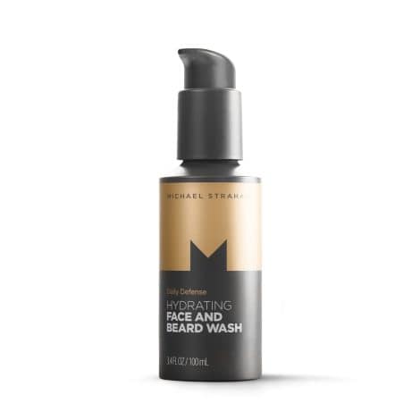 Introducing Michael Strahan’s Moisturizing Face and Beard Wash for Men – Ideal for Dry, Sensitive Skin. Refreshing Cleanser!