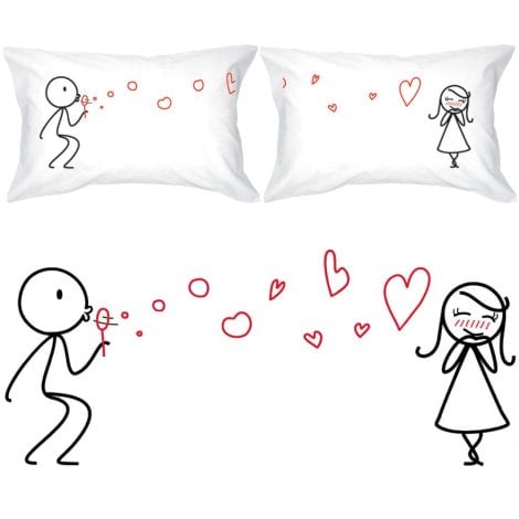 Express your love with BoldLoft Couples Pillowcases, perfect for Valentine’s Day, anniversaries, weddings, or as a gift for her.