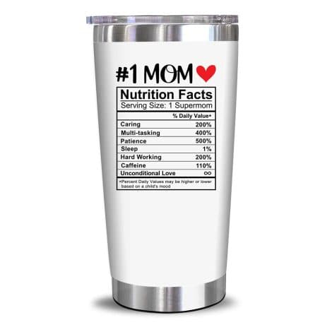 Christmas presents for Mom – Unique birthday and funny gift ideas for Mother, Wife, New Mom. 20oz Tumbler.