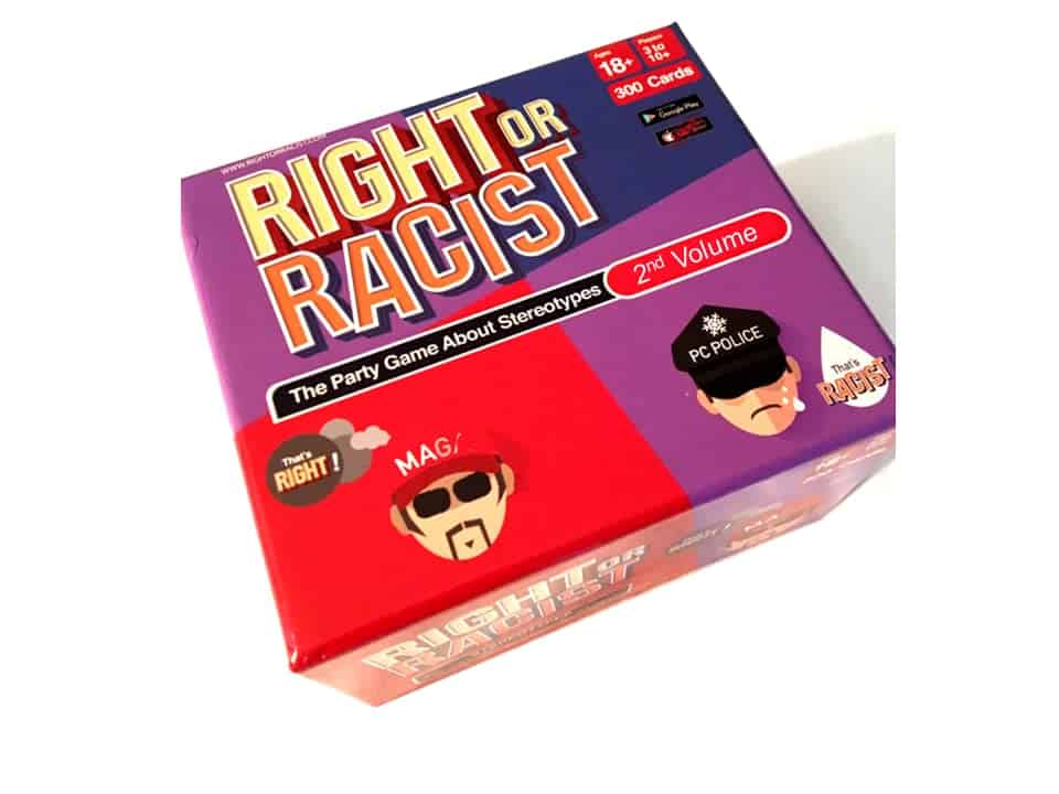 Right Or Racist - Funny Secret Santa Gift - Gifts for Men - Funny Game - Funny Gag Gift