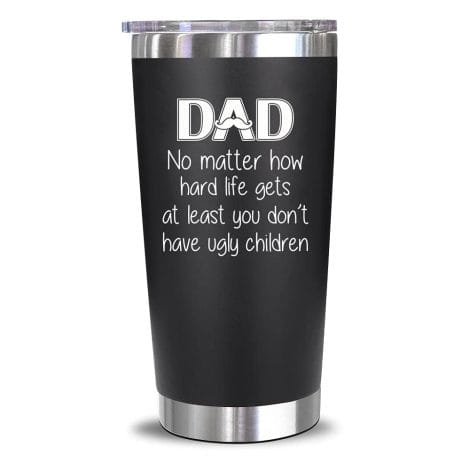 Funny 20 Oz Tumbler – Great Christmas or Birthday Gifts for Dad, Husband, New Dad, Step Dad