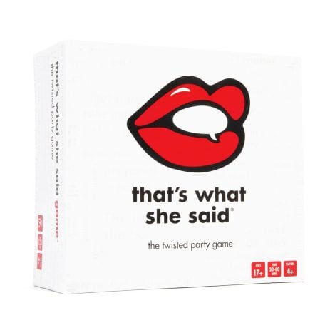 The Hilariously Twisted Party Game: That’s What She Said – Fun for ages 17+!