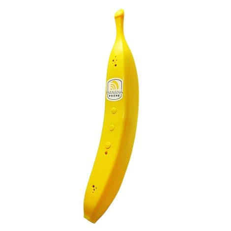 Single Banana Bluetooth Handset for iPhone and Android – the cool, wireless way to talk!