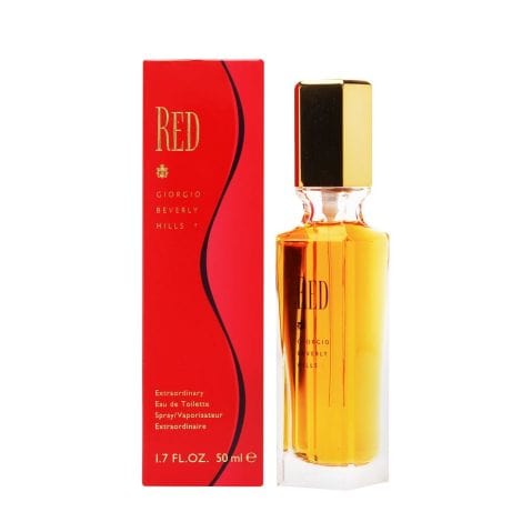 Red for Women by Giorgio Beverly Hills. A 1.6-ounce spray for a refreshing and invigorating scent.