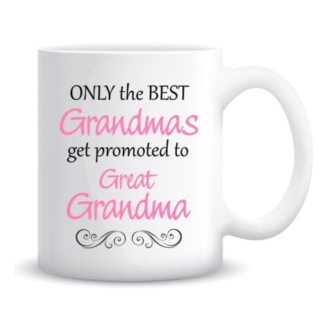 Pink 12 oz Ceramic ZaH Mug, the perfect gift for Mom, Dad, Grandma, and Grandpa on special occasions!