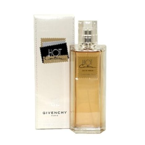 New packaging Givenchy Hot Couture For Women perfume, 3.3 oz spray. Experience luxury and sensuality.