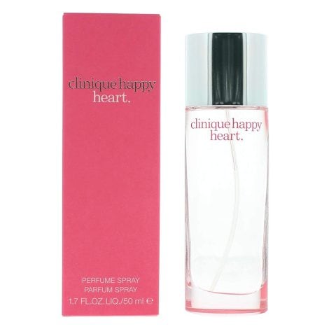 Clinique Happy Heart Perfume Spray: A 1.7 oz (50 ml) joyful scent for women to brighten your day.