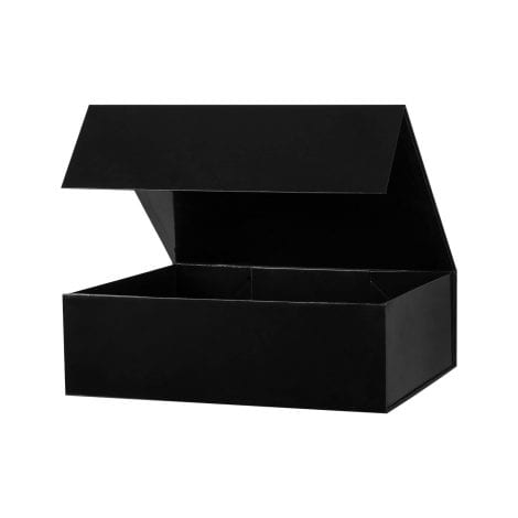 “MUMUPACK’s Large Magnetic Lid Gift Box in Stylish Black – Perfect for Easter, Mother’s Day, Weddings, and More!”