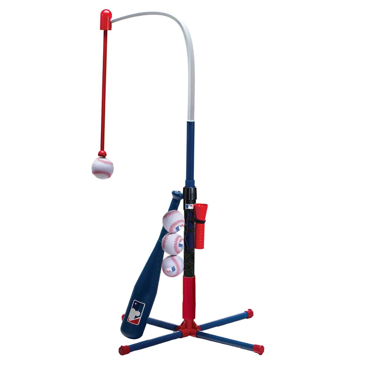 Grow-with-Me Kids Baseball Batting Tee + Stand Set for Youth + Toddlers - Youth Baseball, Softball + Teeball Hitting Tee Set for Boys + Girls