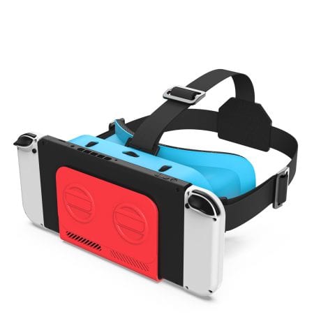 VR Glasses for Nintendo Switch and Switch OLED, perfect for Labo VR, YouTube VR, with adjustable strap.