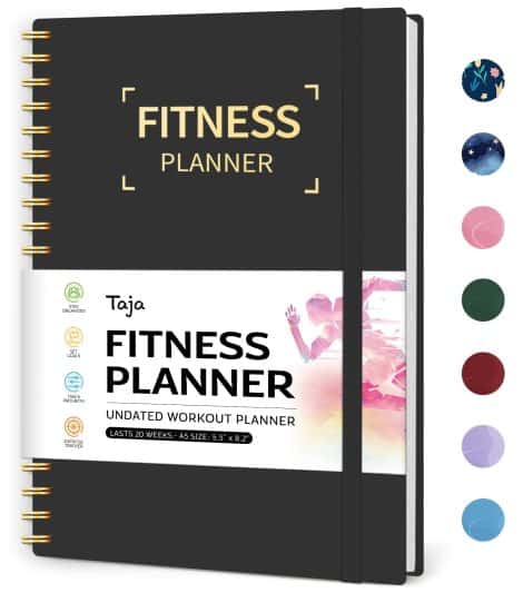 Taja Fitness Journal: Track and Achieve Your Wellness Goals with this Stylish Workout Log Book