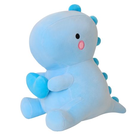 Blue 12-inch Dino Plush Toy with a Heart, a Sweet Anniversary or Valentine’s Day Gift for Girls and Boys.