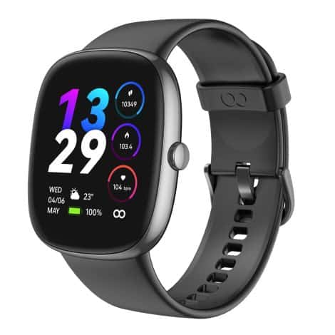 Fitness tracker wristband for both men and women with heart rate, sleep, and activity monitoring capabilities.