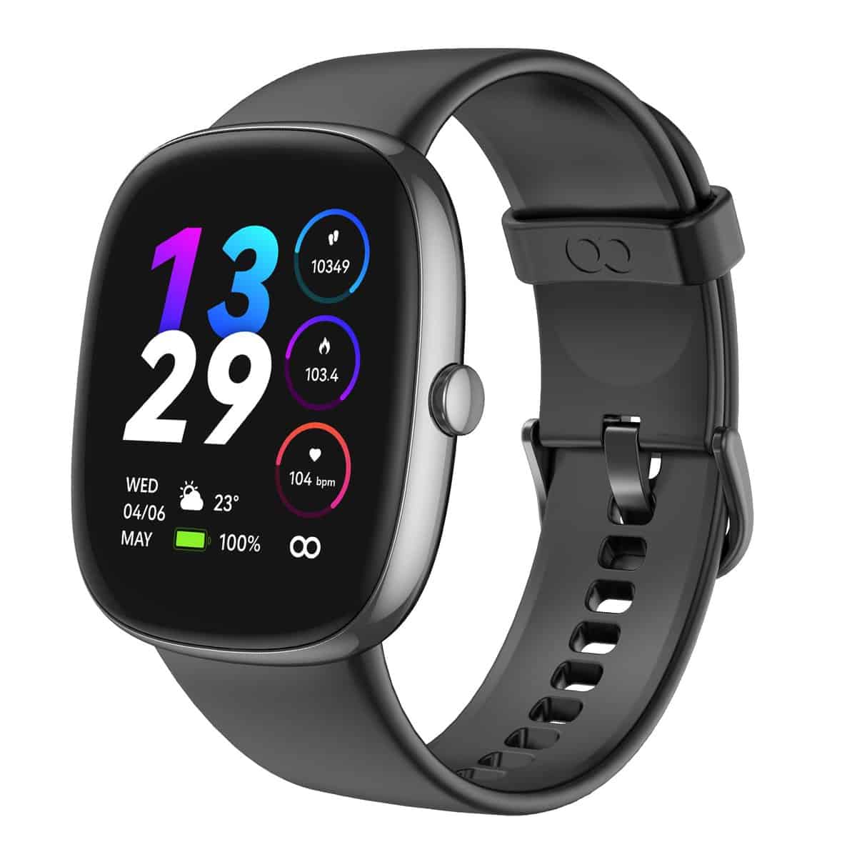 Smart Watches for Men Women with Heart Rate Blood Oxygen Monitor Sleep Tracking, 46mm 1.3oz Step Calorie Counter Fitness Watch Activity Trackers Pedometer for iOS and Android Phones