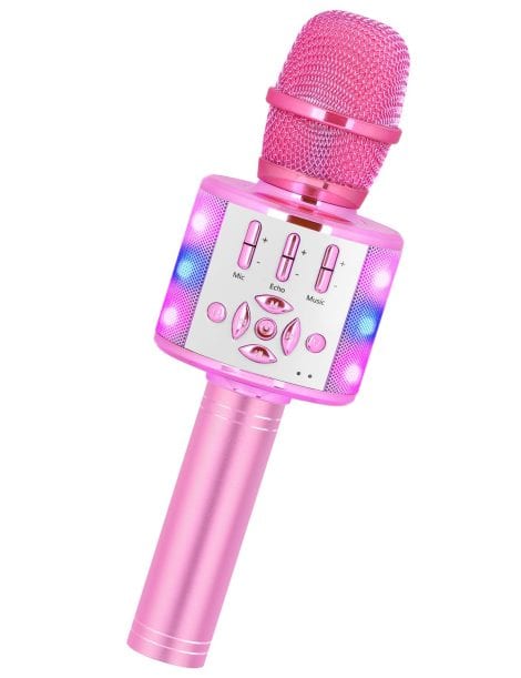 “SparkleTunes Karaoke Mic: Fun musical toy for girls! Sing, play, and enjoy with a voice changer.”