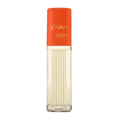 Jovan Musk Cologne Spray: Seductive fragrance for women, cruelty-free vegan formula, 2.0oz bottle.