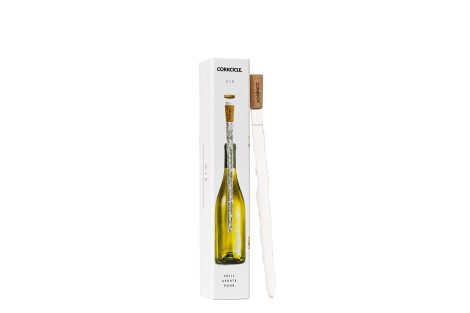 This versatile Corkcicle Air chills and aerates wine with ease; a perfect gift for wine lovers.