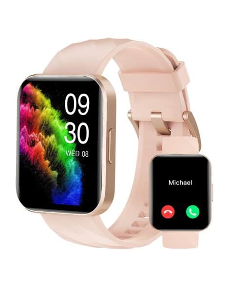 RUIMEN Smart Watches for Women and Men, lets you make calls, compatible with iPhone/Android, 2023 version, with heart rate monitor and waterproof.