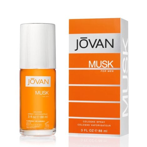 Jovan Musk Cologne Spray: Alluring scent for men, cruelty-free formula, 3.0oz bottle, perfect for American consumers.