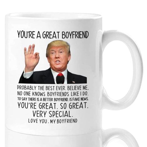 Aurahouse Hilarious Christmas Presents for your Boyfriend – “You’re the Best Boyfriend” Coffee Mug, great for Valentines and Birthdays!