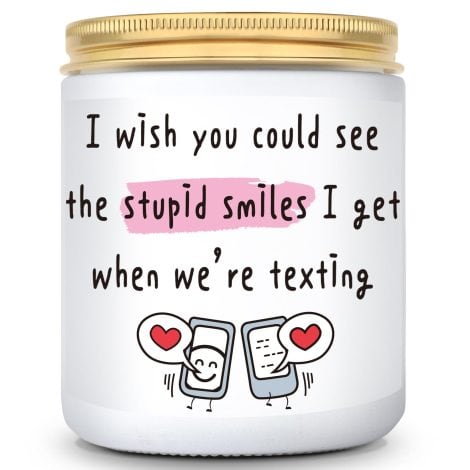 Humorous anniversary, birthday, friendship, Christmas, and Valentine’s gifts: “Funny Friends Candle” – perfect for him, her, or BFF.