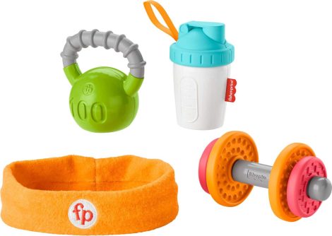 Fisher-Price Baby Biceps Gift Set: Teething and Rattle Toys for Babies, Perfect for Sensory Play! (4 Pieces)