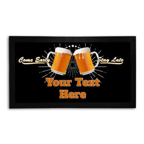 Customized Bang Tidy Clothing Bar Mats: Perfect for Home or Pub Bars, Ideal Men’s Gift!