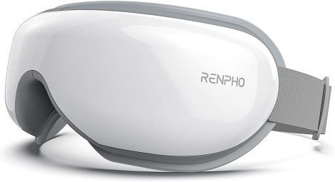 Renpho Eyeris 1: Heated Eye Massager with Bluetooth Music, perfect for migraines, face relaxation, and eye care. Ideal gift for birthdays.