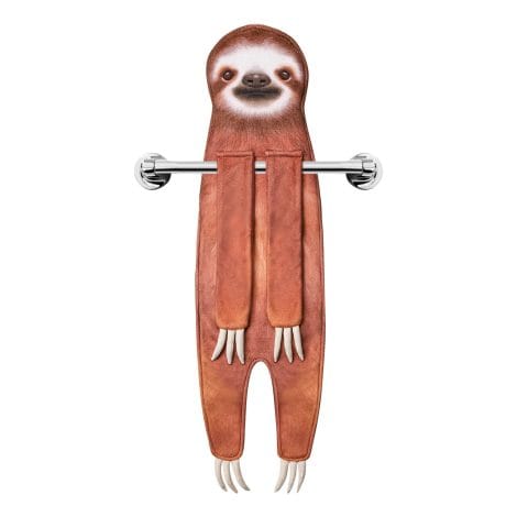 “AGROMANIA Hilarious Sloth Hand Towels – Adorable Hanging Face Towels, Perfect Gifts for Her.”