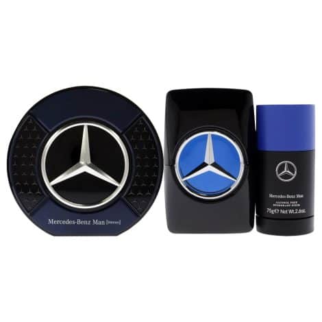 Mercedes-Benz Intense for Men – 2 Piece Gift Set, featuring 3.4oz of long-lasting cologne and 2.6oz non-alcoholic deodorant.