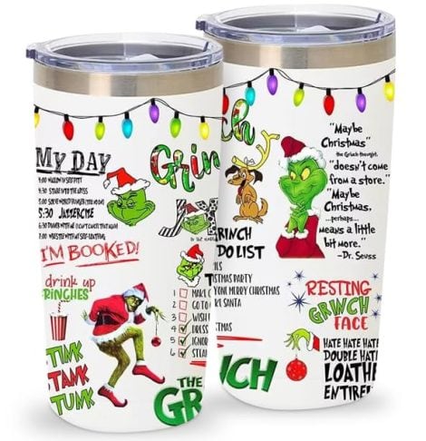 Funny Christmas Vacation Tumbler: Perfect Christmas gift for Mom, Dad, Son, Daughter, Coworker, or Friends! Stainless steel, 20 oz.