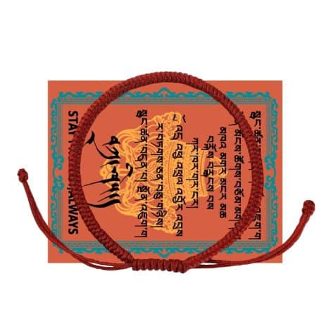 Authentic BUULIN Nepal monks’ handmade Protection Bracelet: A powerful accessory to shield against negativity. Ideal for both genders.