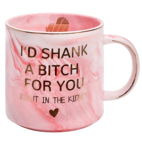 Funny 12oz coffee mug, perfect for white elephant gift exchanges, birthdays, and holidays – ideal for best friends, sisters, girlfriends, moms, and wives.