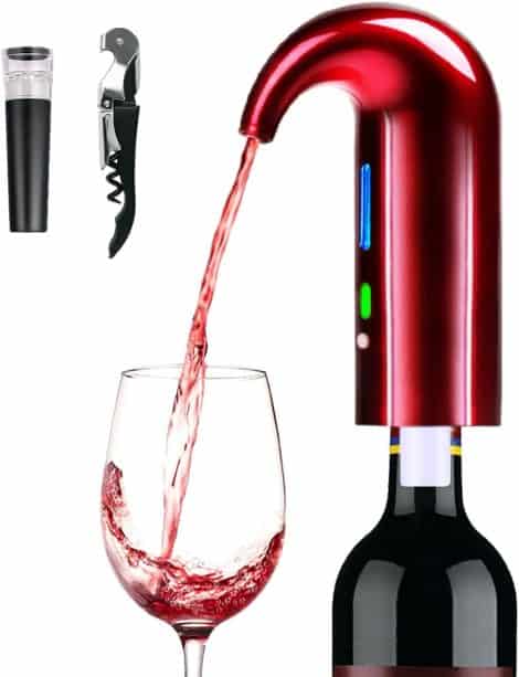 Red Wine Buddy: Electric Wine Aerator and Dispenser – Perfect for Aeration and Decanting Red and White Wine.