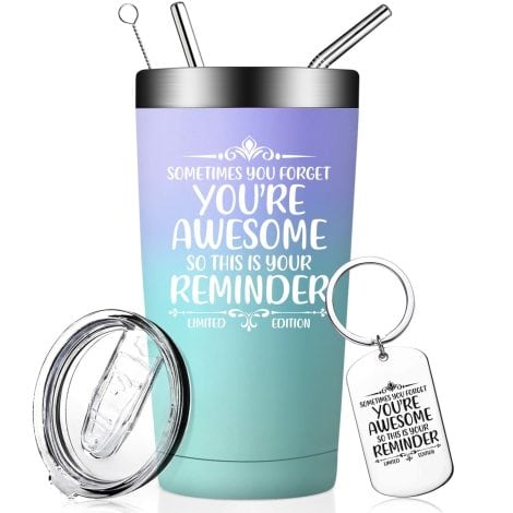 Fufandi Awesome Tumbler – A perfect gift for women, to appreciate and inspire coworkers, bosses, teachers, and moms.