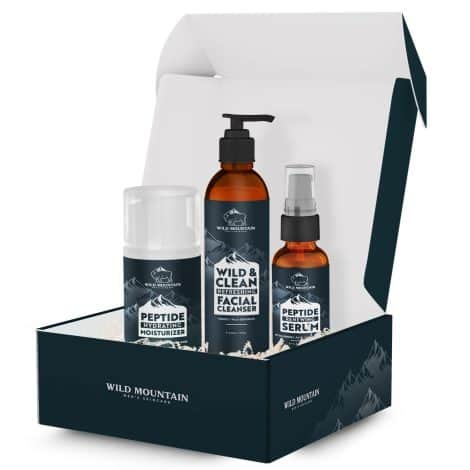 Men’s Ultimate Facial Care Set – Effortlessly achieve healthy, glowing skin with our all-in-one skincare package for men.