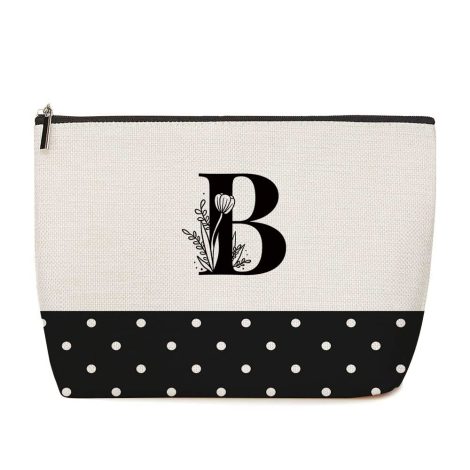 Custom Embroidered Makeup Bag for Women, perfect for birthdays, weddings, travel, and other special occasions.