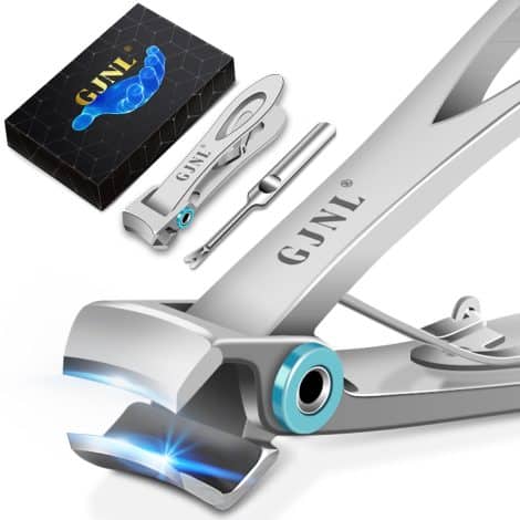 Men’s Nail Clippers for Thick Nails – Ideal Stocking Stuffers for the Holiday Season, Strong Toenail Trimmer for Seniors