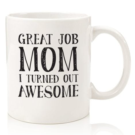 Awesome Mom Mug – Hilarious Christmas gift for mom, ideal from daughter or son, a cool birthday surprise!