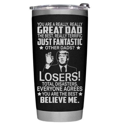 20oz Dad Tumbler – Ultimate Funny Present for Dad – Ideal Dad Birthday & Christmas Gifts.