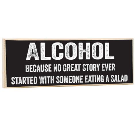 Booze Tales – A Wooden Bar Sign for Booze Lovers, Perfect Home Decor or Gift.