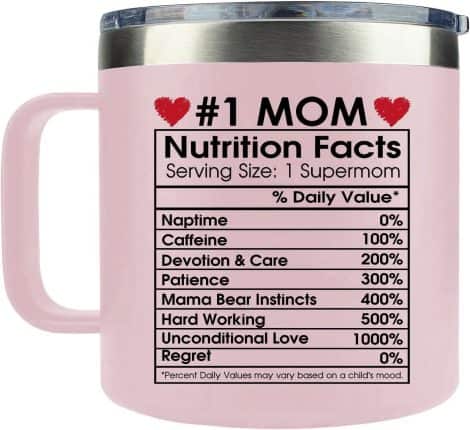 MONDAYSTYLE: Thoughtful Presents for Mom and Grandma, Ideal for Birthday, New Mom, or Expecting Women. 14oz Coffee Mug.